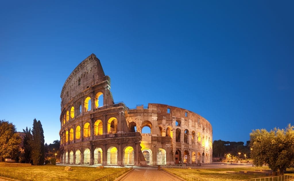The Colosseum at night, Rome