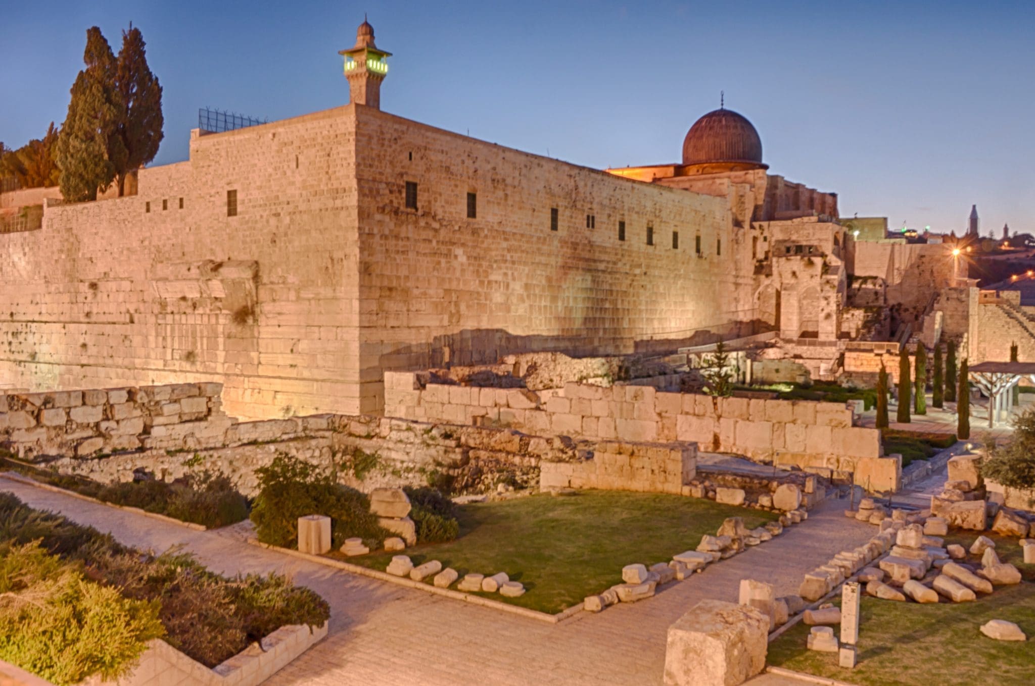 The southern wall of the Temple Mount in Jerusalem