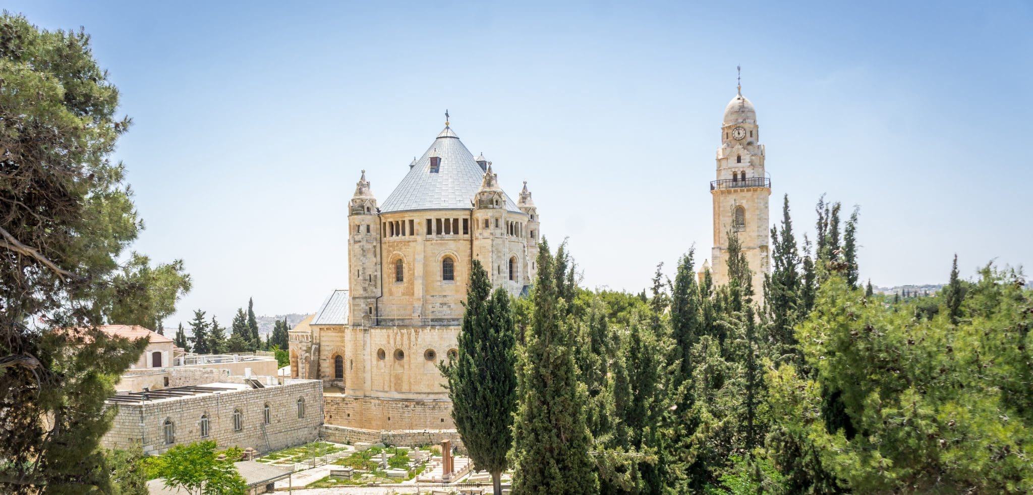 The Dormition Abbey on Mount Zion, Jerusalem