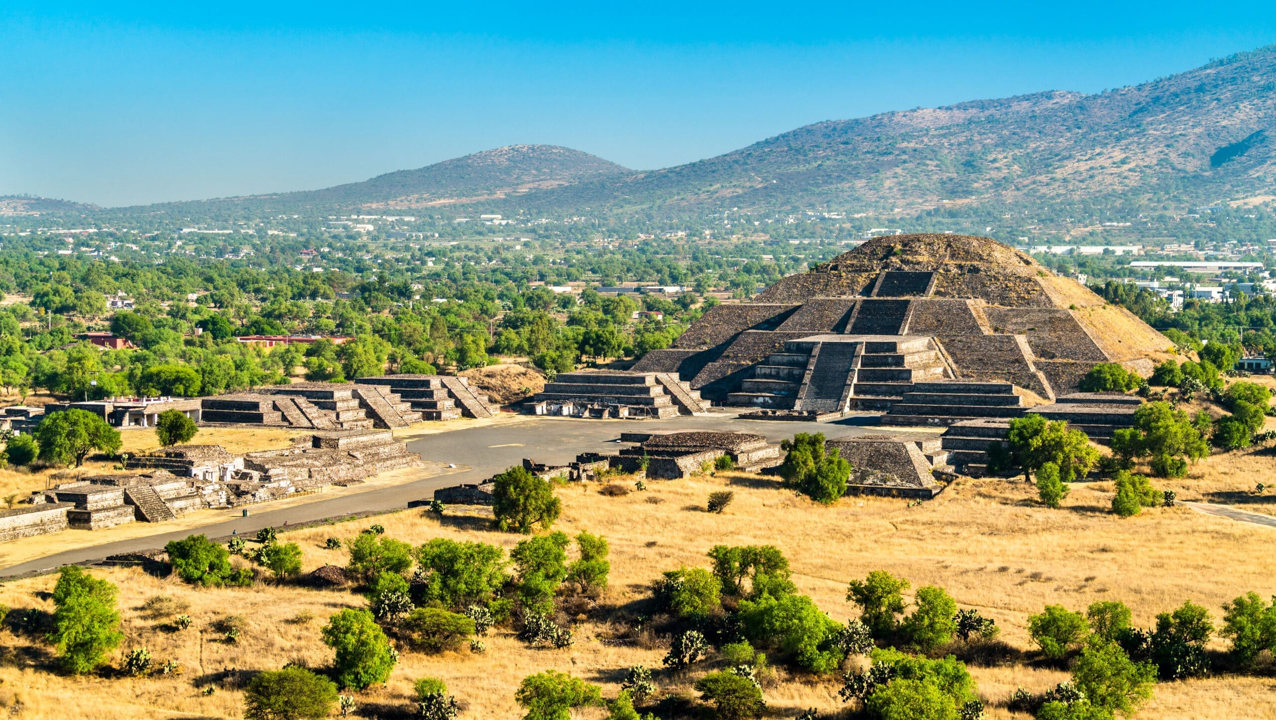 The Pyramid of the Moon at Teotihuacan