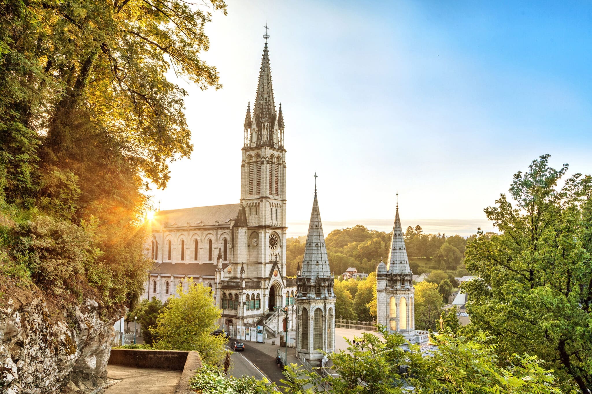 The Rosary Basilica at Lourdes