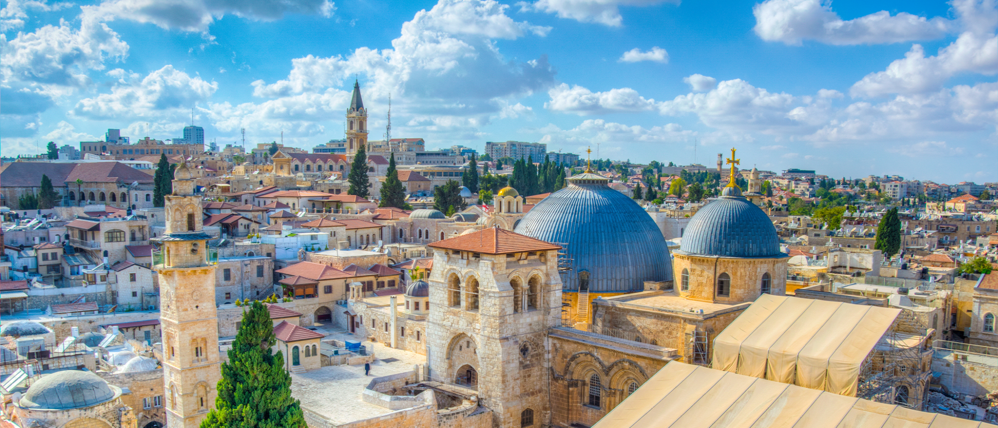 The rooftops of the Old City of Jerusalem
