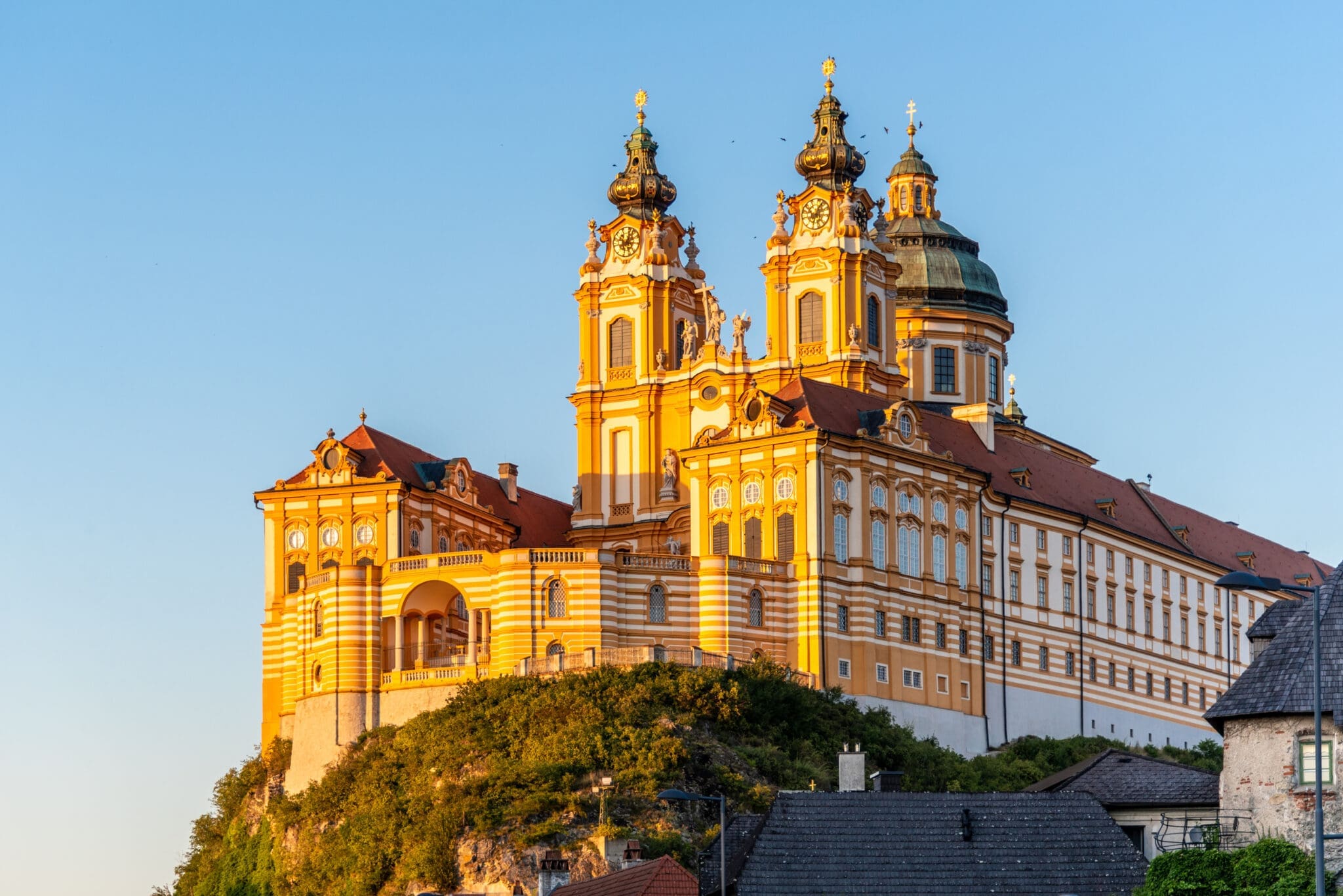 Melk Abbey above the Danube