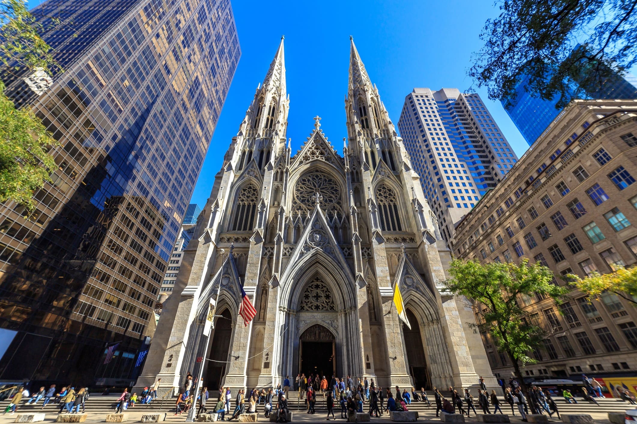 St. Patrick's Cathedral on Fifth Avenue in Manhattan